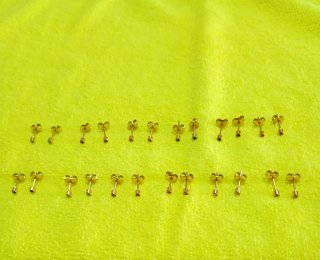Set de 12 Pares de Pendientes de Acero