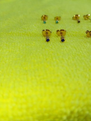 Set de 12 Pares de Pendientes de Acero