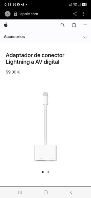 Adaptador Lightning a AV Digital Apple