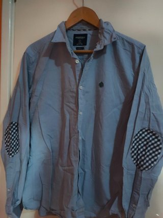 Camisa Springfield azul con coderas