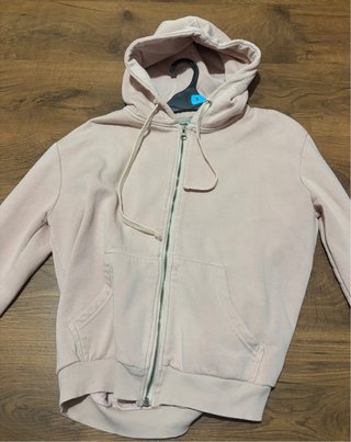 Sudadera Rosa con Cremallera Talla S