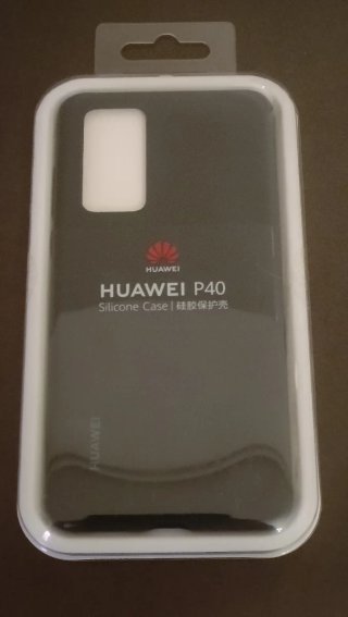 Cover Silicone Huawei P40 Nero