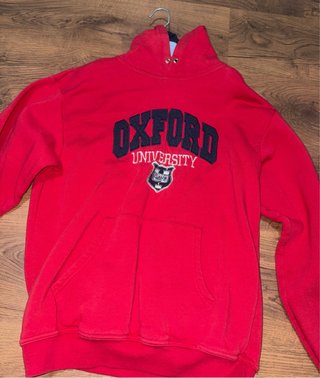 Sudadera Oxford University Roja