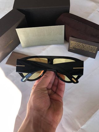 Gafas de Sol Tom Ford Negras y Amarillas