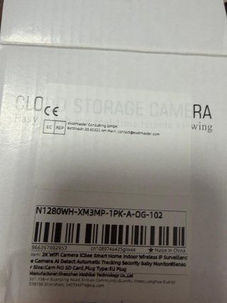 Cámara de Vigilancia WiFi 2K 3MP PTZ