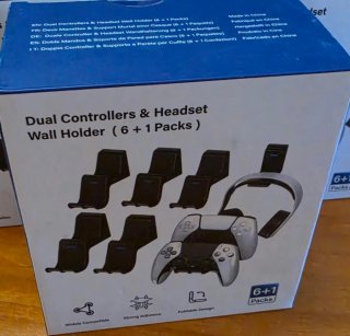 Pack 6+1 Soportes de Pared Mandos y Auriculares