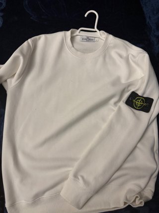 Sudadera Stone Island Blanca