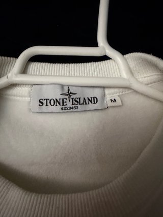 Sudadera Stone Island Blanca
