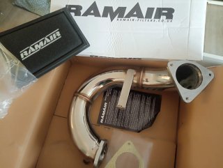 Downpipe y Filtro Ramair Renault Megane RS3