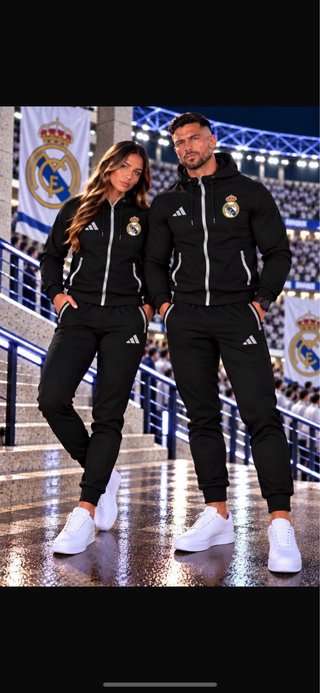 Conjunto deportivo Adidas negro