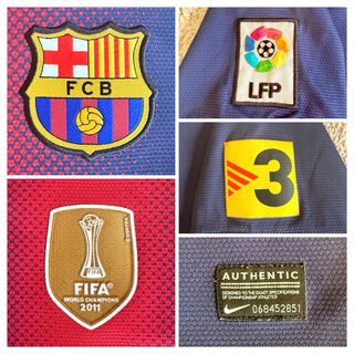 FCB 12/13 Talla M. MESSI ORIGINAL BALON BOTA ORO