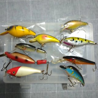 Lotes señuelos pesca vintage