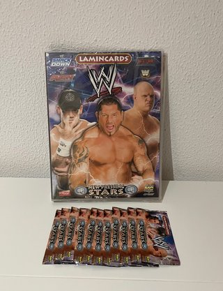 WWE LAMINCARDS SOBRES + ÁLBUM