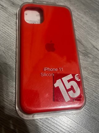 Funda Silicona iPhone 11 Roja