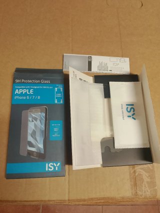 Protettore Schermo ISY per iPhone 6/7/8 Nuovo