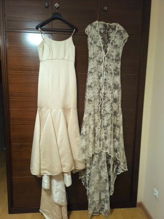 Traje de Novia color champagne