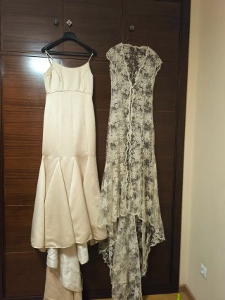 Traje de Novia color champagne