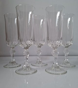 5 COPAS VINTAGE PARA CAVA O CHAMPÁN