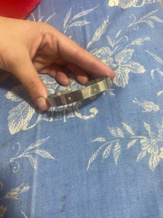 Brazalete bañado en plata