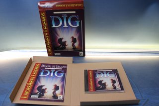 Videojuego PC: The Dig. Lucas Art, Steven Spielberg, Sean Clark. Caja Grande.