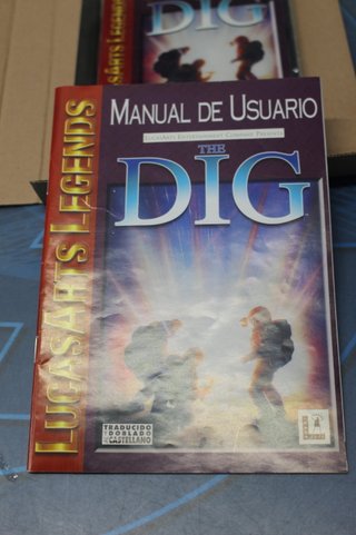 Videojuego PC: The Dig. Lucas Art, Steven Spielberg, Sean Clark. Caja Grande.