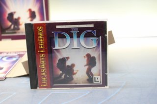 Videojuego PC: The Dig. Lucas Art, Steven Spielberg, Sean Clark. Caja Grande.
