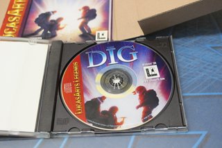 Videojuego PC: The Dig. Lucas Art, Steven Spielberg, Sean Clark. Caja Grande.