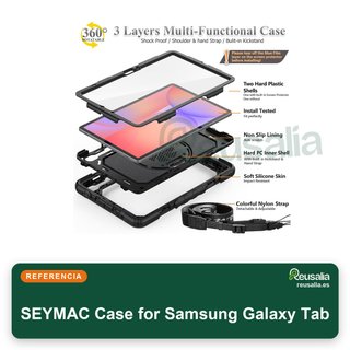 Funda resistente con soporte y correa Samsung