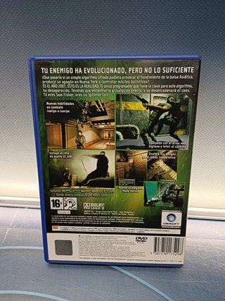 videojuego, Splinter Cell: Chaos Theory (PS2) Playstation 2 - Completo