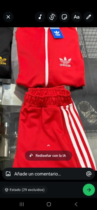 Chándal Adidas Rojo unixe