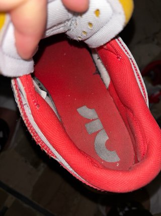 Sneakers Nike bianche e rosse