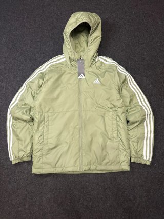Chaqueta Adidas verde con capucha