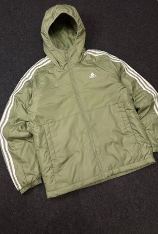 Chaqueta Adidas verde con capucha