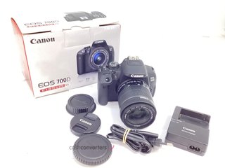 camara digital reflex canon eos 700d+ef-s 18-55mm 1:3.5-5.6 is stm