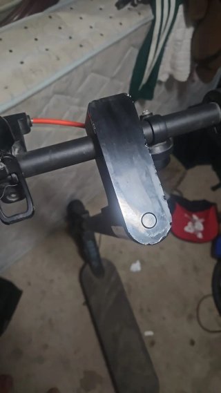 Patinete eléctrico con rueda