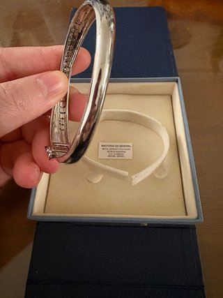 Pulsera Rígida Cano con Circonitas