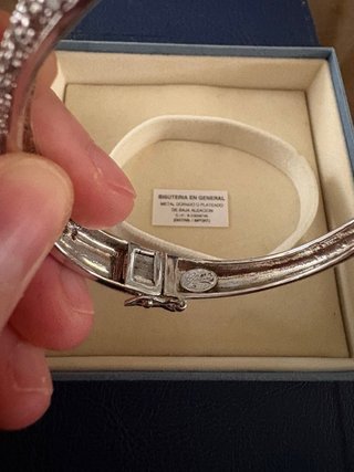 Pulsera Rígida Cano con Circonitas