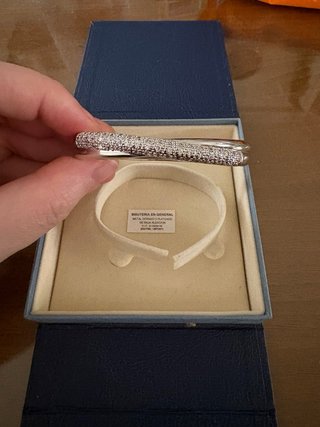 Pulsera Rígida Cano con Circonitas