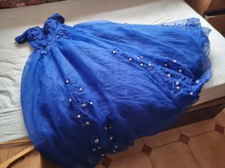 Vestido de 15 años azul