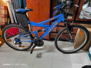 Bicicleta de Montaña Azul 24 Pulgadas