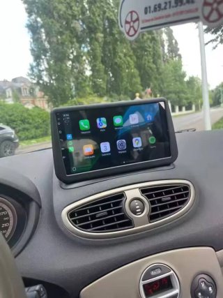 Rádio Renault Clio 3 Android com GPS + Carplay