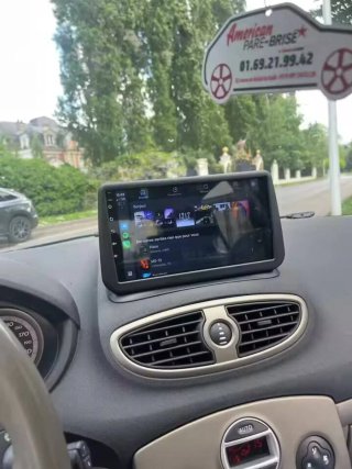 Rádio Renault Clio 3 Android com GPS + Carplay