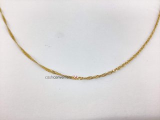 cadena oro 18k 25.5cm