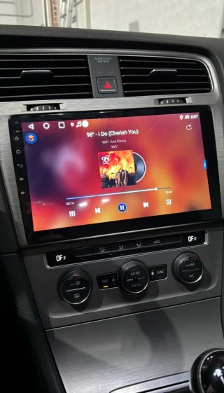 Rádio VW Golf 7 Android com GPS + Carplay