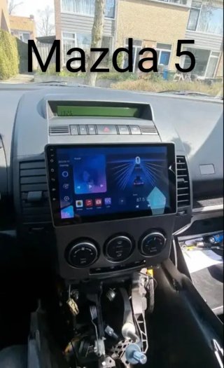 Rádio Mazda 5 Android com GPS + Carplay sem fios