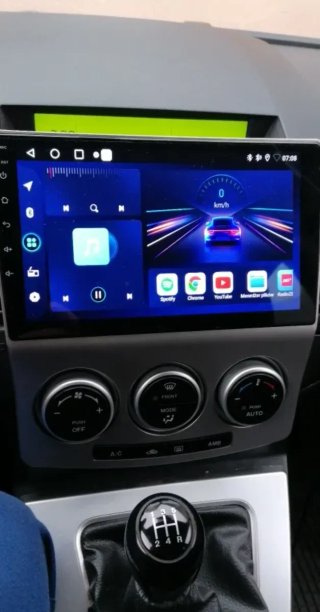 Rádio Mazda 5 Android com GPS + Carplay sem fios