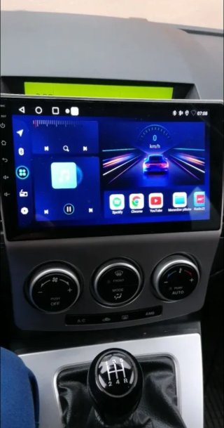 Rádio Mazda 5 Android com GPS + Carplay sem fios