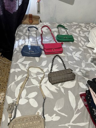 Lote de 6 bolsos variados