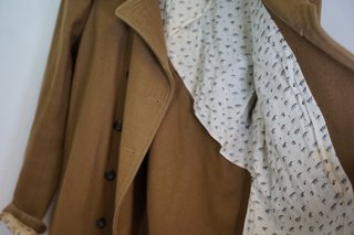 Abrigo Peacoat Quiksilver de Lana