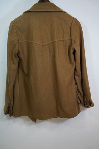 Abrigo Peacoat Quiksilver de Lana